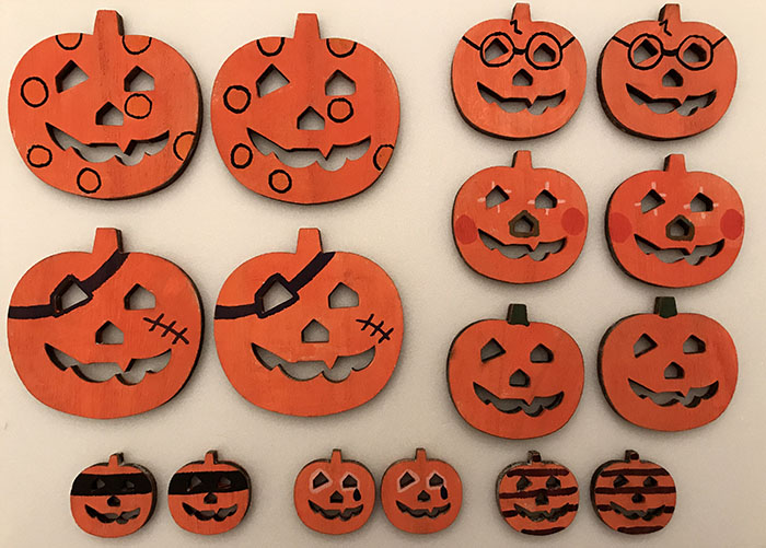 halloween pumpkin pairs game